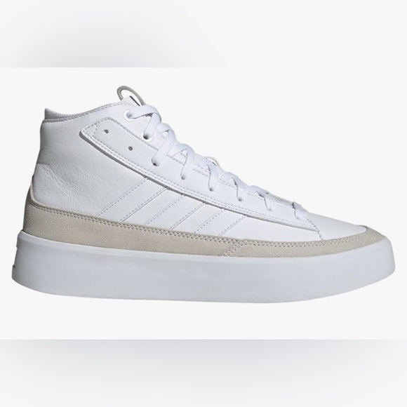 NIB [Adidas] ZNSORED Hi-Top Sneakers Cloud White Unisex Mens 11.5, Womens 12.5 - Picture 2 of 15
